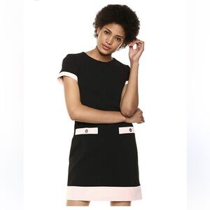 NWT Tommy Hilfiger Women's Classic Scuba Crepe Two Pocket Dress Size 8